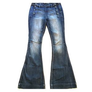 Express Jeans Bell Flare Mid-Rise